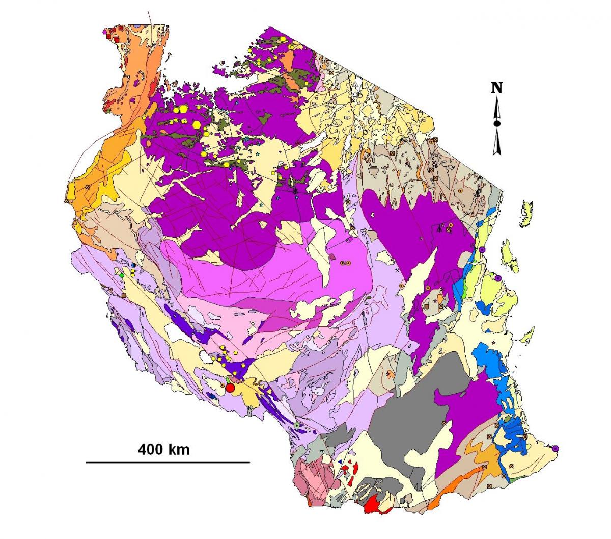 Mapa geologiko tanzania