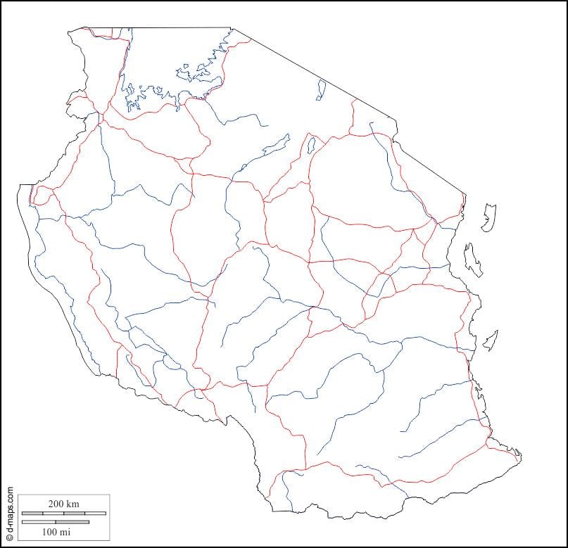 hutsik mapa tanzania