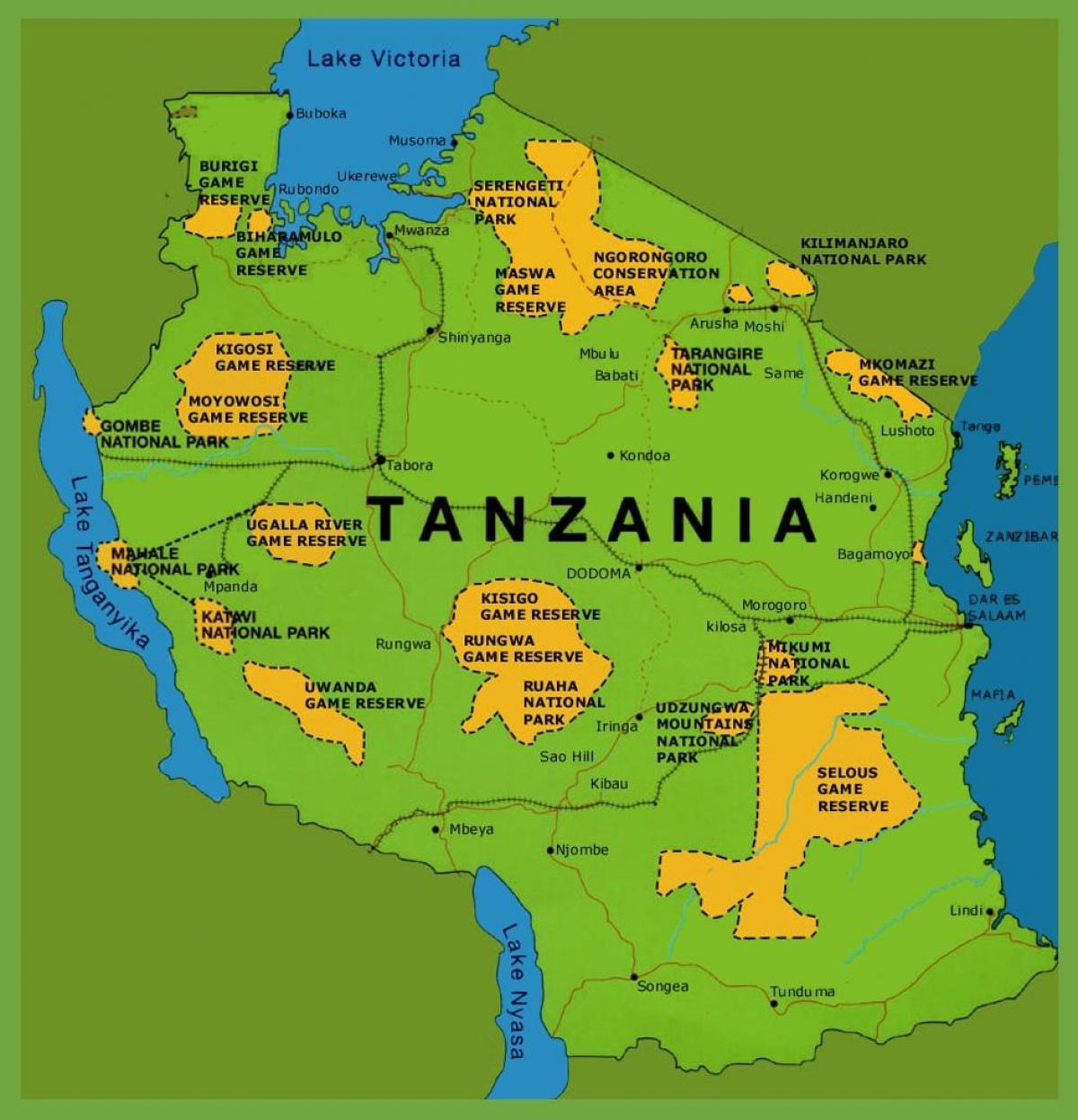mapa bat tanzania