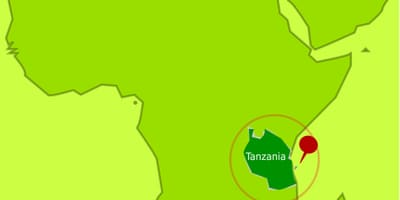 Mapa mafia island tanzania