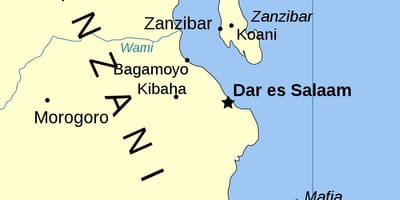 Tanzania uharteetako mapa